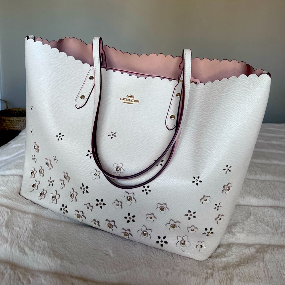 Coach Floral Tote Bag